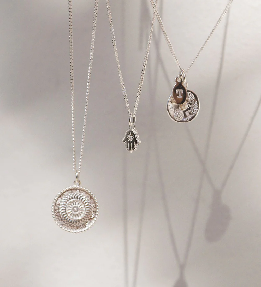 INITIAL NECKLACE A-Z (STERLING SILVER) - Image 4