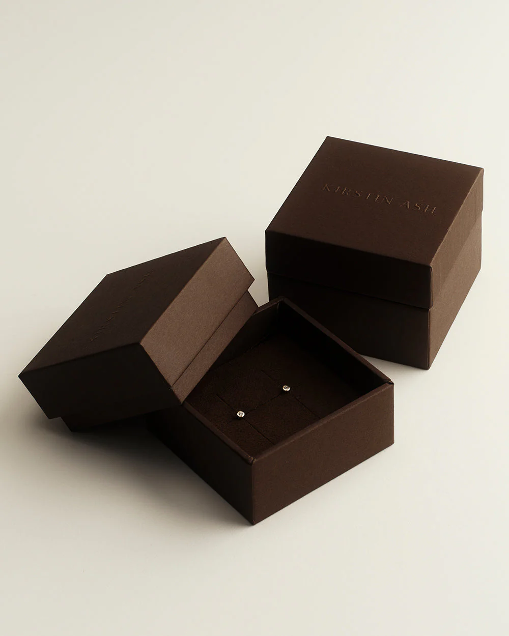 PETITE DIAMOND STUDS (9K GOLD) - Image 6